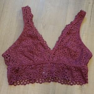 Purple Lace Aerie Bralette